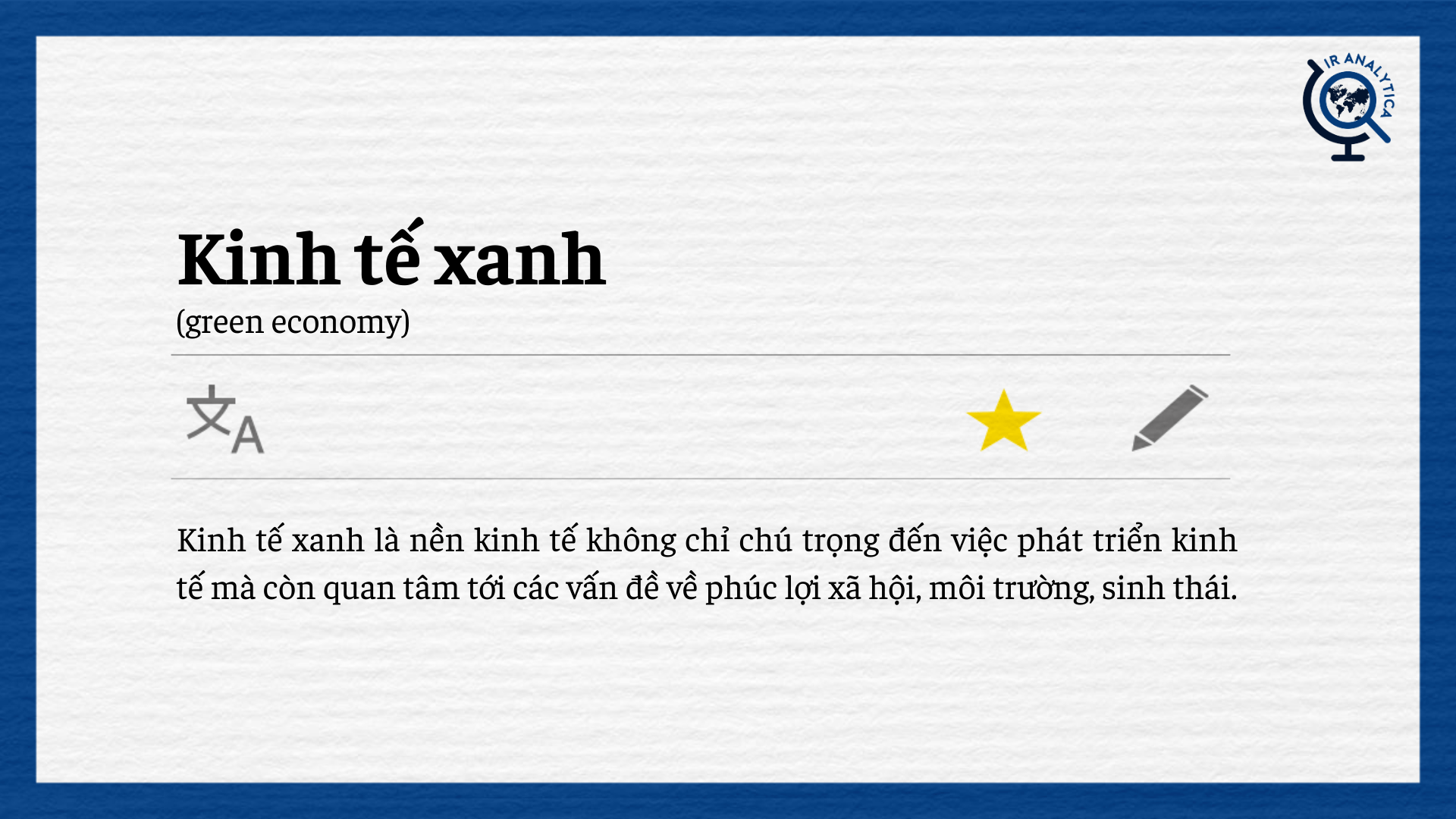 Kinh tế xanh