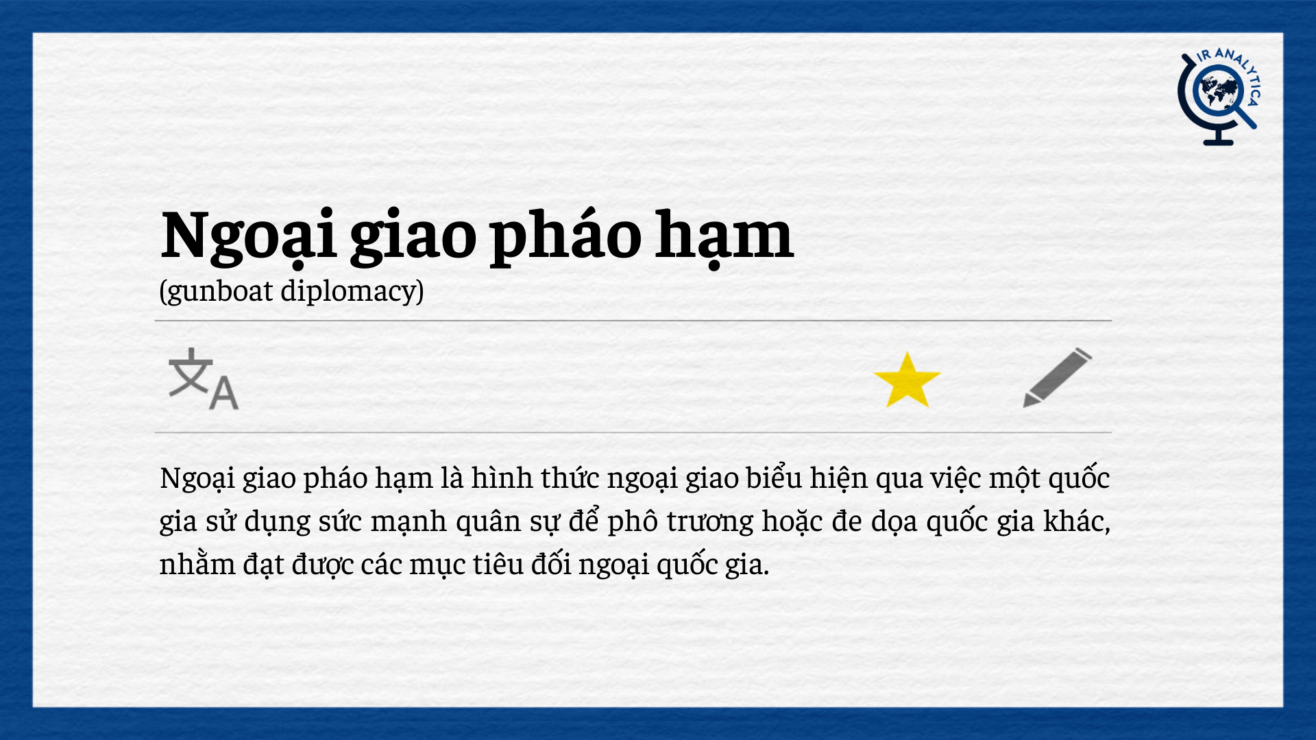 ngoại giao pháo hạm