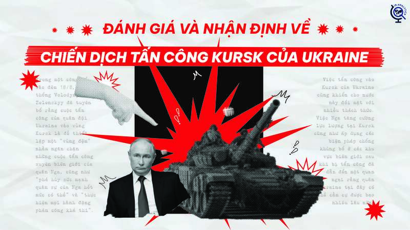 Ukraine tấn công Kursk của Nga